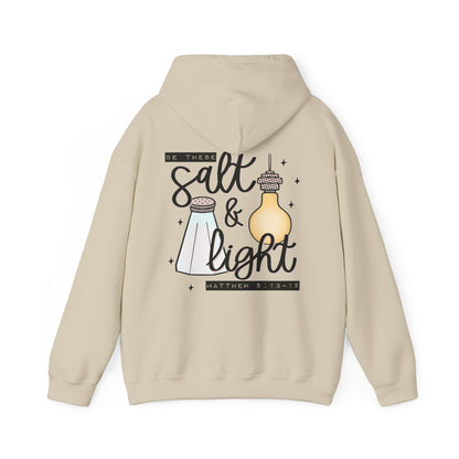 Hoodie — "Be the Salt & Light" Christian Faith Hoodie (Matthew 5:13-16)
