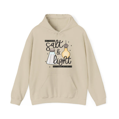 Hoodie — "Be the Salt & Light" Christian Faith Hoodie (Matthew 5:13-16)