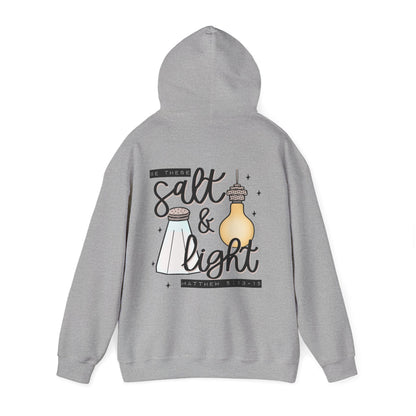 Hoodie — "Be the Salt & Light" Christian Faith Hoodie (Matthew 5:13-16)
