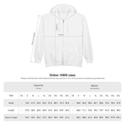 Zip Hoodie — "Peace, Love, Camp" Minimal Campfire Graphic Zip-Up Hooded Sweatshirt