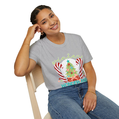 Winter Wonderland T-Shirt | Winter Aesthetic Tee, Unisex Apparel, Halloween Gift, Religious T-Shirt, Everyday Comfort Wear