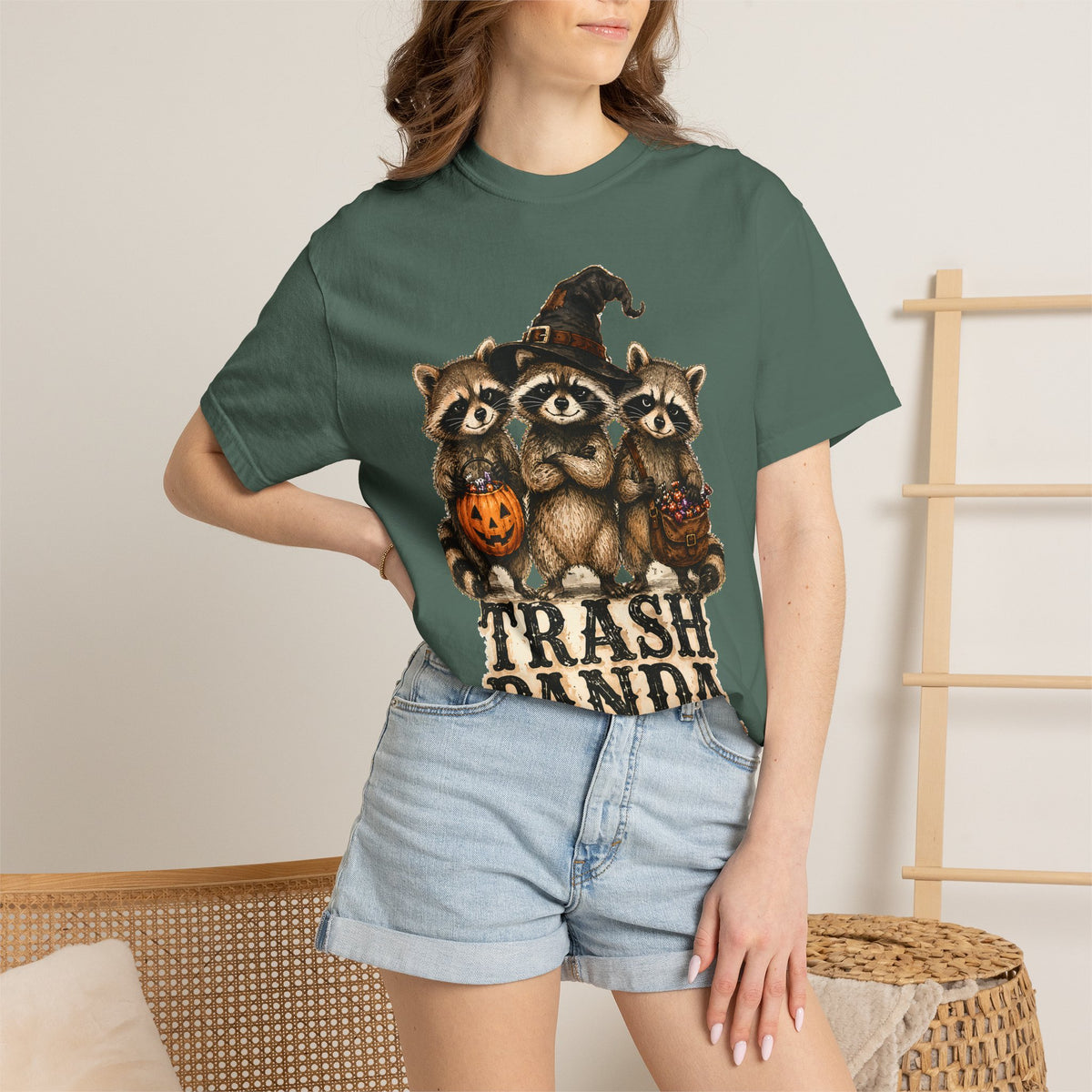 Trash Panda Shirt, Funny Raccoon Shirt, Halloween Raccoon Tee, Cute Halloween Shirt, Raccoon Lover Gift, Funny Fall Graphic Tee