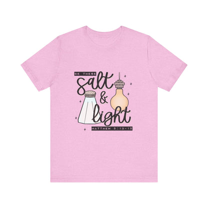 Salt & Light Christian T-Shirt — Matthew 5:13-16 Inspirational Tee