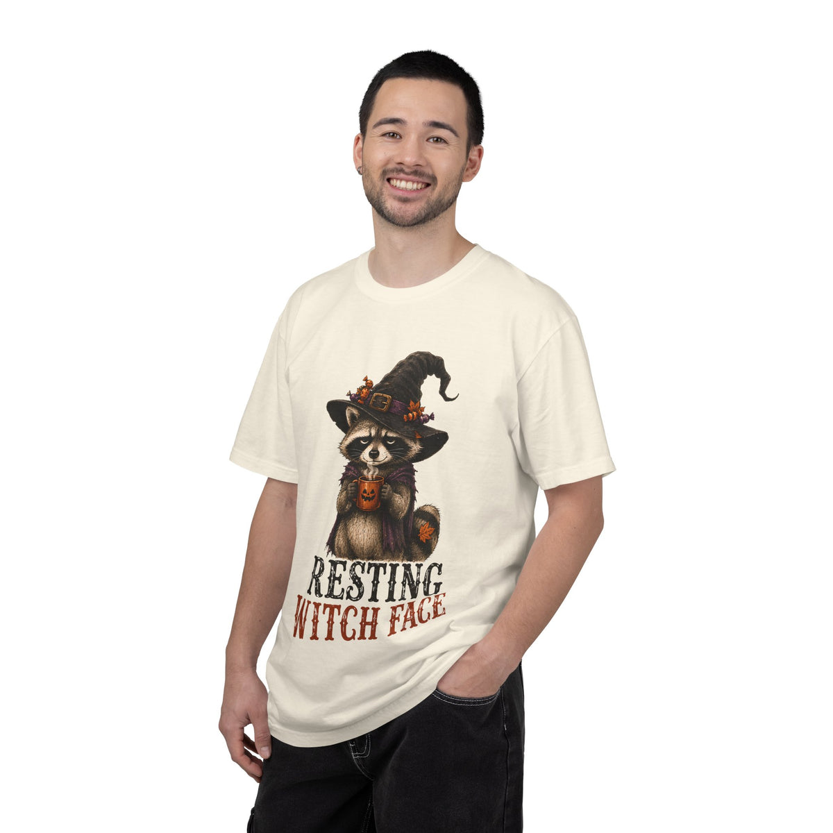 Resting Witch Face Shirt, Funny Halloween Shirt, Raccoon Halloween Tee, Trash Panda Shirt, Funny Fall Shirt, Raccoon Lover Gift