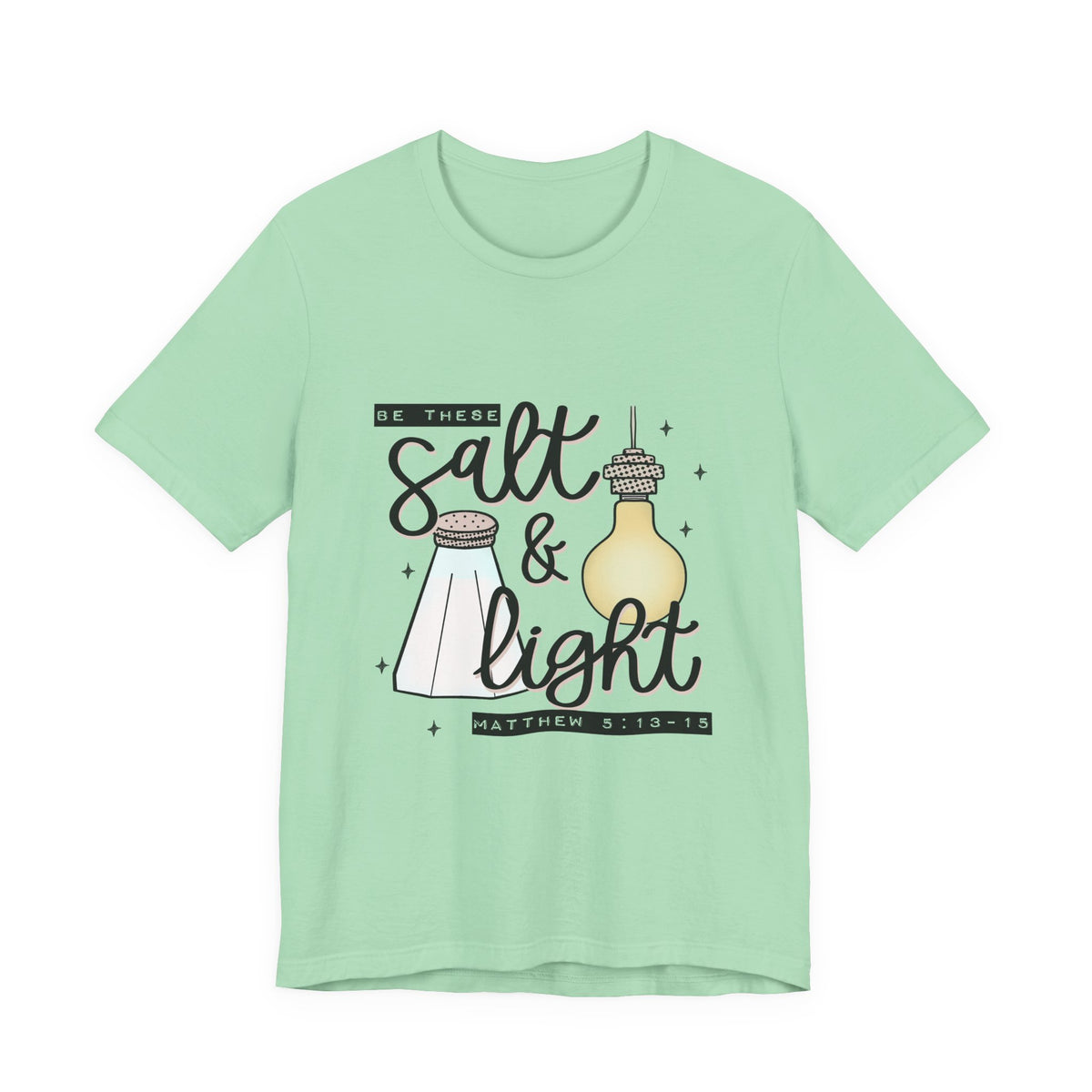 Salt & Light Christian T-Shirt — Matthew 5:13-16 Inspirational Tee