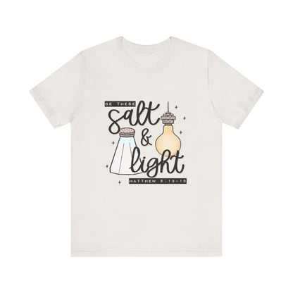 Salt & Light Christian T-Shirt — Matthew 5:13-16 Inspirational Tee
