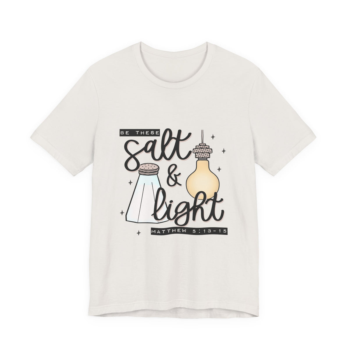 Salt & Light Christian T-Shirt — Matthew 5:13-16 Inspirational Tee