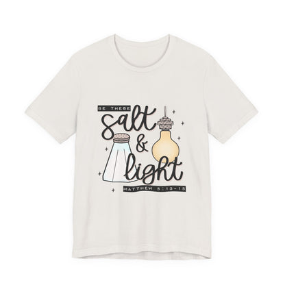 Salt & Light Christian T-Shirt — Matthew 5:13-16 Inspirational Tee