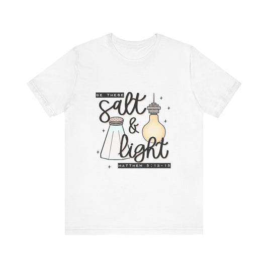 Salt & Light Christian T-Shirt — Matthew 5:13-16 Inspirational Tee