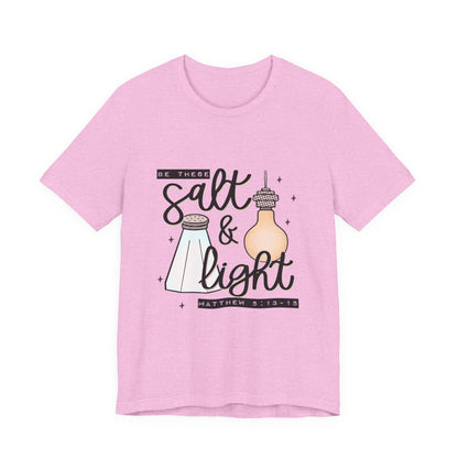 Salt & Light Christian T-Shirt — Matthew 5:13-16 Inspirational Tee