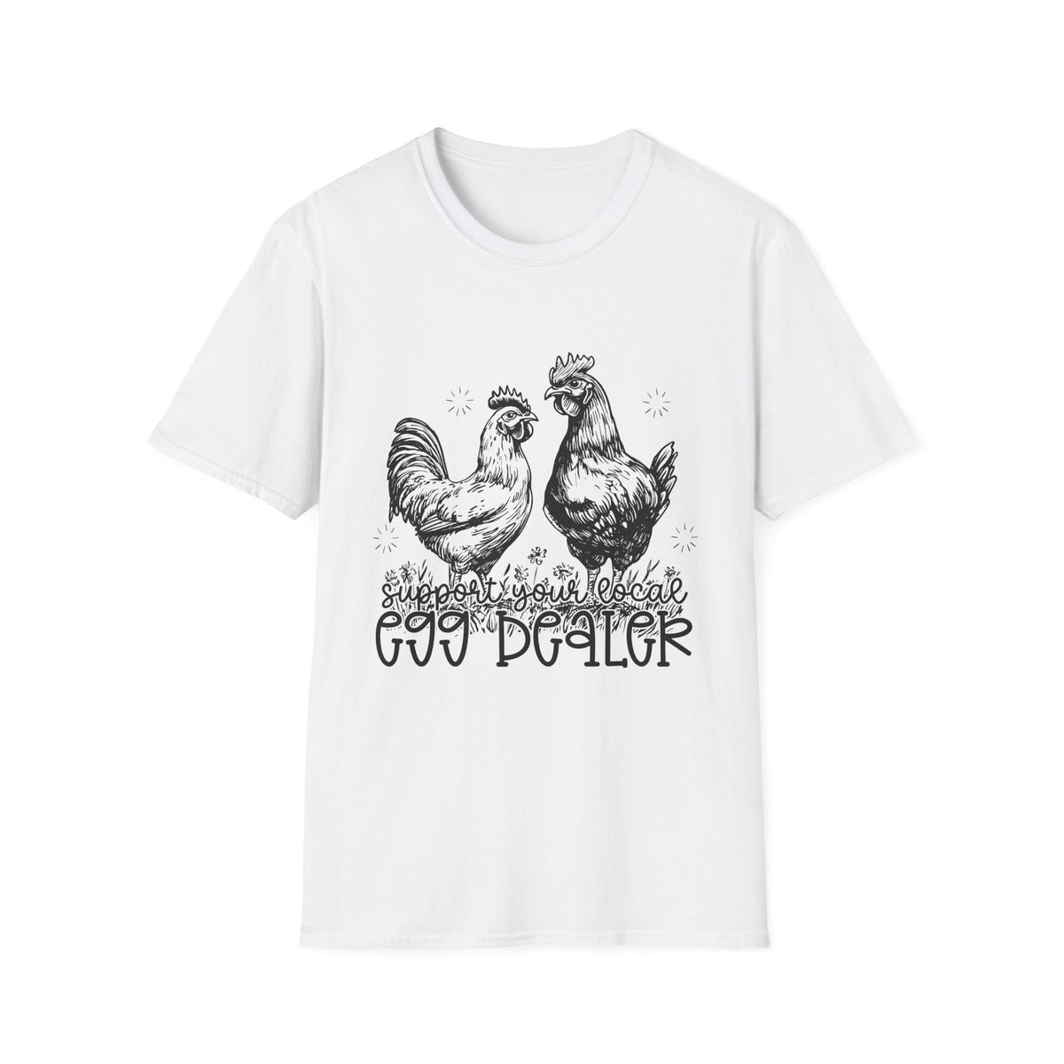 Support Your Local Egg Dealer T-Shirt | Fall Aesthetic Tee, Unisex Apparel, Halloween Gift, Religious T-Shirt, Everyday Comfort Wear