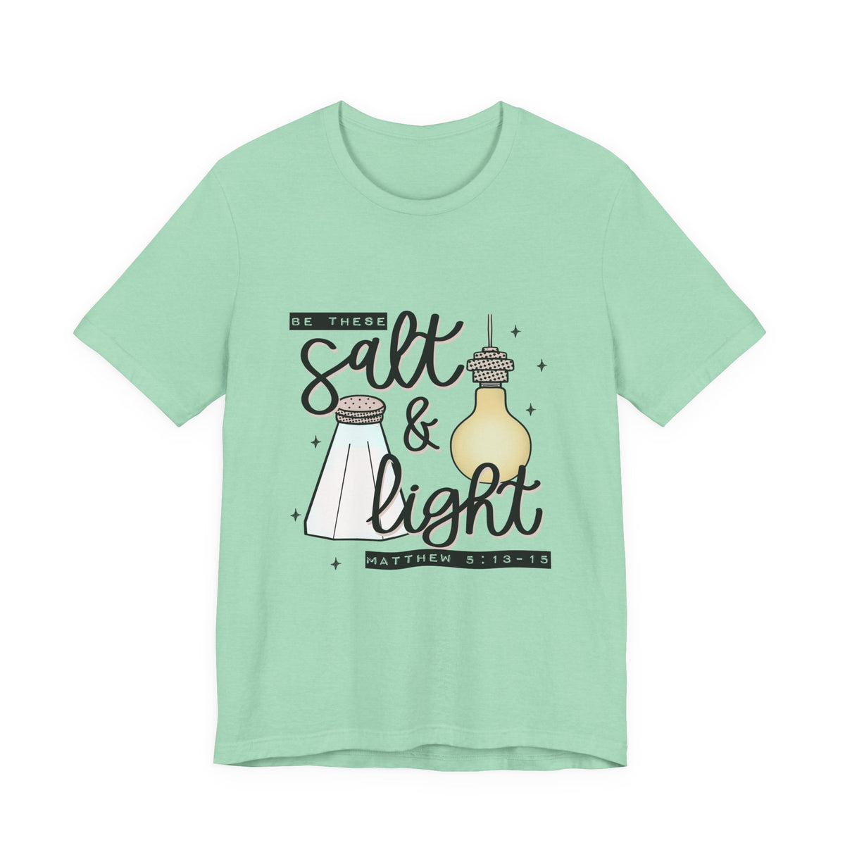 Salt & Light Christian T-Shirt — Matthew 5:13-16 Inspirational Tee
