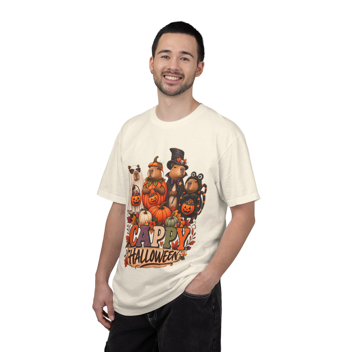 Capybara Halloween Shirt, Cappy Halloween Tee, Cute Capybara Shirt, Funny Halloween T-Shirt, Capybara Lover Gift, Fall Graphic Tee