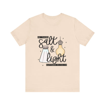 Salt & Light Christian T-Shirt — Matthew 5:13-16 Inspirational Tee