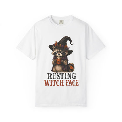 Resting Witch Face Shirt, Funny Halloween Shirt, Raccoon Halloween Tee, Trash Panda Shirt, Funny Fall Shirt, Raccoon Lover Gift