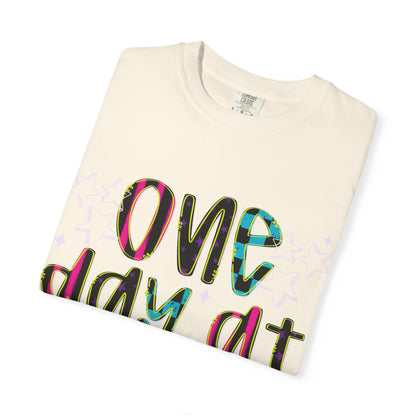 One Day at a Time Shirt, Encouragement T-Shirt, Positive Message Tee, Christian Shirt for Women, Retro Graphic Tee, Inspirational Gift