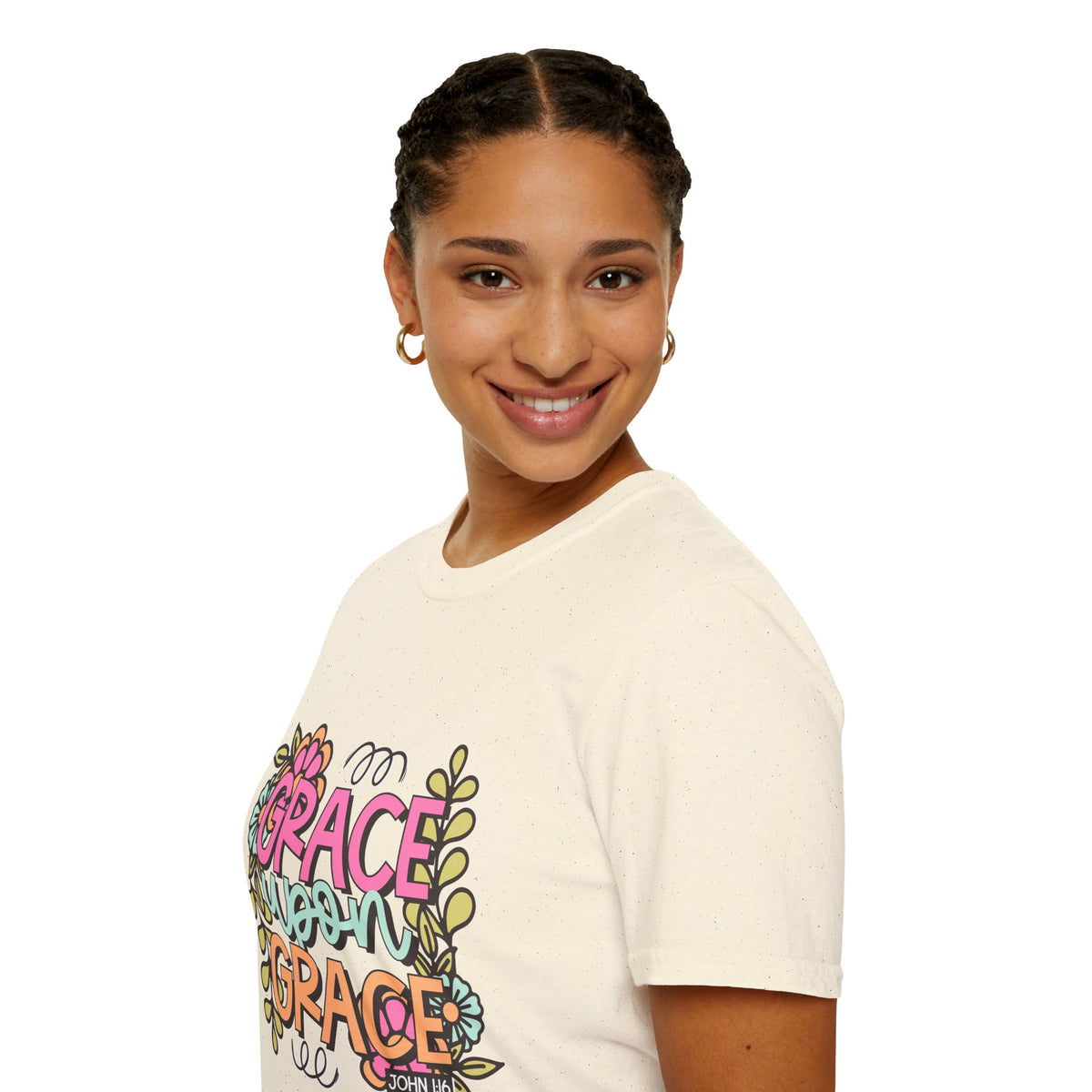 Grace Upon Grace T-Shirt | Fall Aesthetic Tee, Unisex Apparel, Christian Gift, Religious T-Shirt, Everyday Comfort Wear