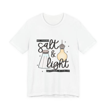 Salt & Light Christian T-Shirt — Matthew 5:13-16 Inspirational Tee