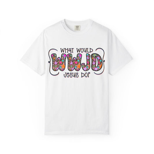 WWJD Shirt, What Would Jesus Do Shirt, Christian T-Shirt for Women, Retro Christian Tee, Leopard Print Faith Shirt, Christian Gift