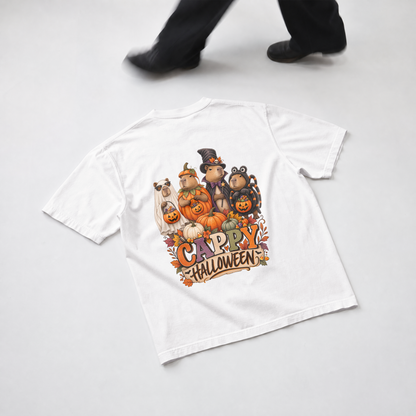 Capybara Halloween Shirt, Cappy Halloween Tee, Cute Capybara Shirt, Funny Halloween T-Shirt, Capybara Lover Gift, Fall Graphic Tee