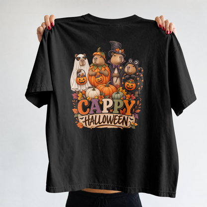 Capybara Halloween Shirt, Cappy Halloween Tee, Cute Capybara Shirt, Funny Halloween T-Shirt, Capybara Lover Gift, Fall Graphic Tee