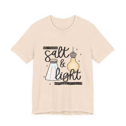 Salt & Light Christian T-Shirt — Matthew 5:13-16 Inspirational Tee