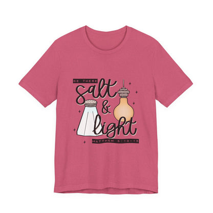 Salt & Light Christian T-Shirt — Matthew 5:13-16 Inspirational Tee