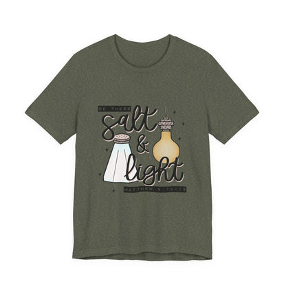 Salt & Light Christian T-Shirt — Matthew 5:13-16 Inspirational Tee