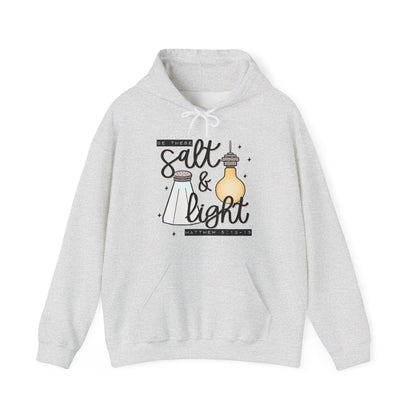 Hoodie — "Be the Salt & Light" Christian Faith Hoodie (Matthew 5:13-16)