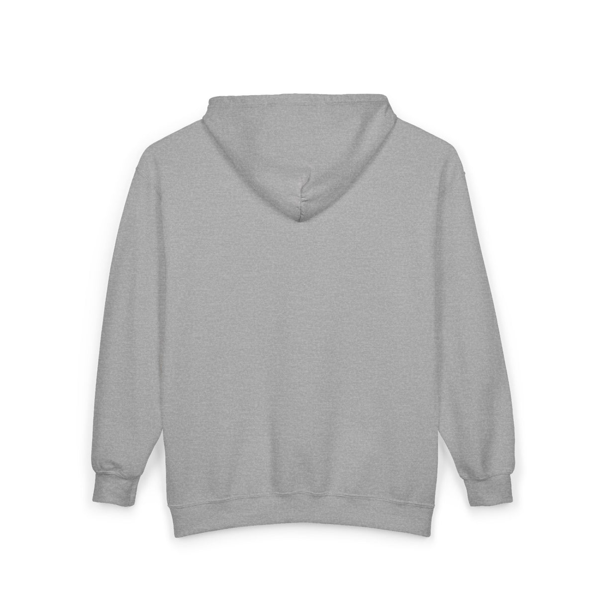 Zip Hoodie — "Peace, Love, Camp" Minimal Campfire Graphic Zip-Up Hooded Sweatshirt