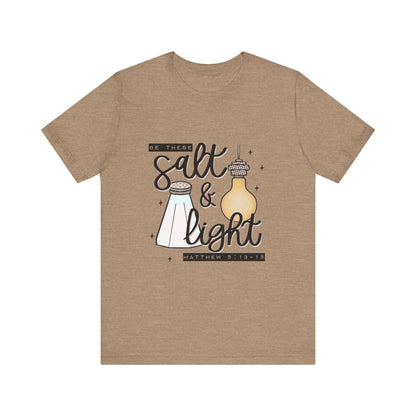 Salt & Light Christian T-Shirt — Matthew 5:13-16 Inspirational Tee