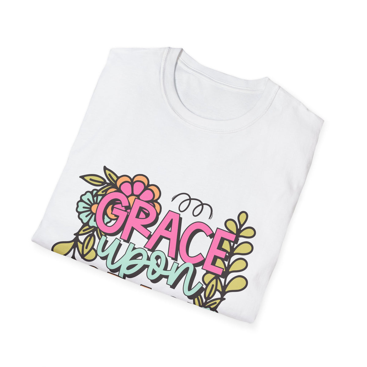 Grace Upon Grace T-Shirt | Fall Aesthetic Tee, Unisex Apparel, Christian Gift, Religious T-Shirt, Everyday Comfort Wear