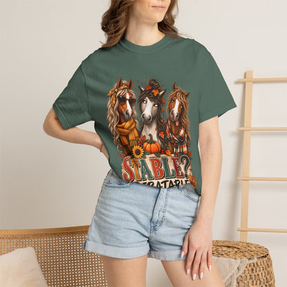 Stable Debatable Shirt, Funny Horse Shirt, Horse Lover Gift, Equestrian T-Shirt, Fall Horse Shirt, Horse Mom Tee, Barn Life Shirt