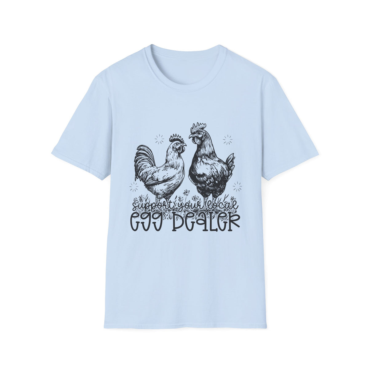 Support Your Local Egg Dealer T-Shirt | Fall Aesthetic Tee, Unisex Apparel, Halloween Gift, Religious T-Shirt, Everyday Comfort Wear