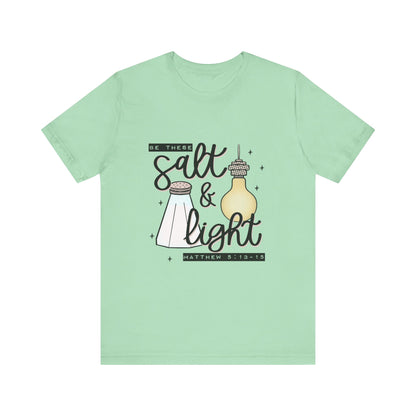 Salt & Light Christian T-Shirt — Matthew 5:13-16 Inspirational Tee