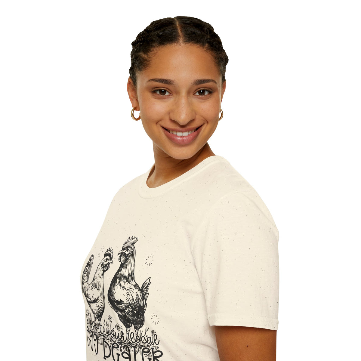 Support Your Local Egg Dealer T-Shirt | Fall Aesthetic Tee, Unisex Apparel, Halloween Gift, Religious T-Shirt, Everyday Comfort Wear