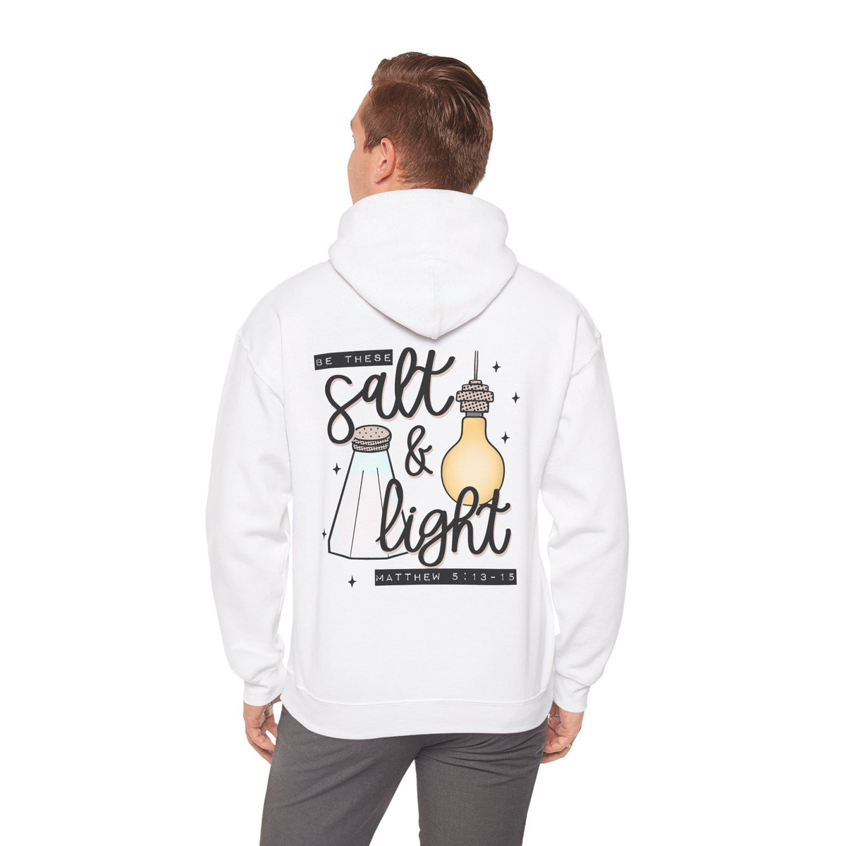 Hoodie — "Be the Salt & Light" Christian Faith Hoodie (Matthew 5:13-16)