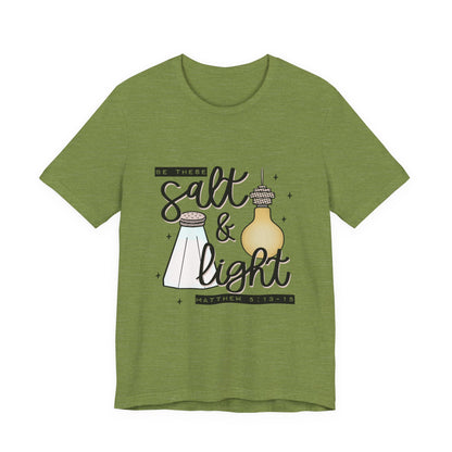 Salt & Light Christian T-Shirt — Matthew 5:13-16 Inspirational Tee
