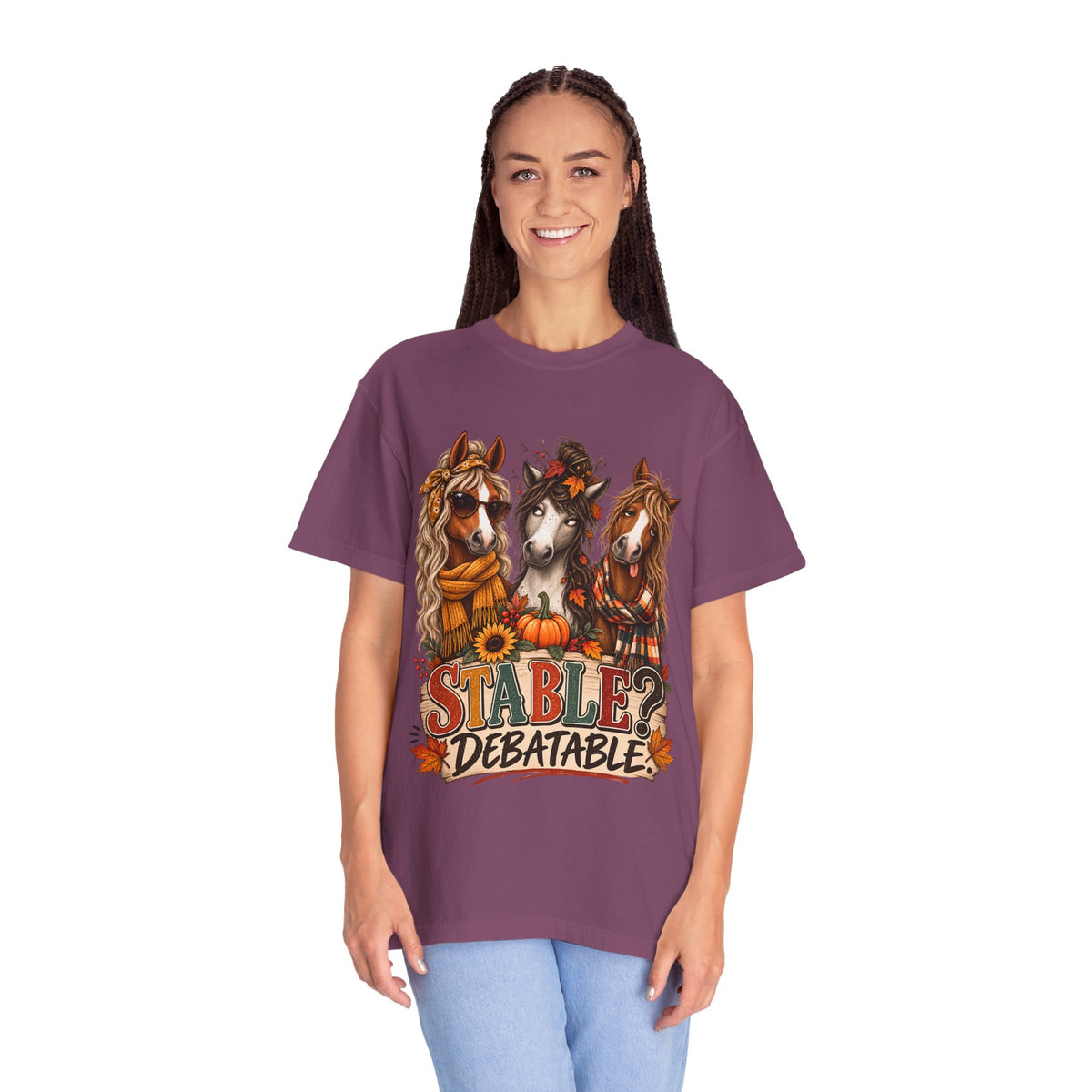 Stable Debatable Shirt, Funny Horse Shirt, Horse Lover Gift, Equestrian T-Shirt, Fall Horse Shirt, Horse Mom Tee, Barn Life Shirt