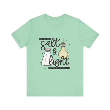 Salt & Light Christian T-Shirt — Matthew 5:13-16 Inspirational Tee