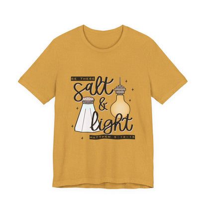 Salt & Light Christian T-Shirt — Matthew 5:13-16 Inspirational Tee